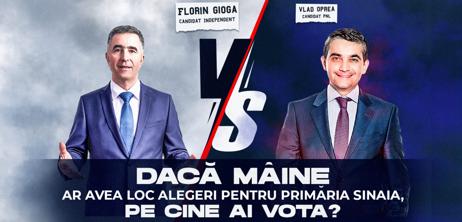 Sondaj de opinie: Dacă mâine ar fi alegeri pentru Primăria Sinaia, pe cine ai vota?